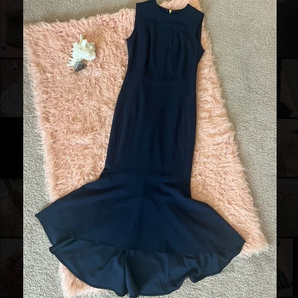 cotton mermaid dress Cotton Mermaid Maternity Photography Dresses Off The Shoulder Long Sleeve 2021 L / Light Blue